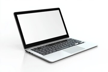 Laptop Mockup on Isolated white background created with Generative AI