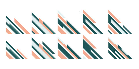 Fototapeta premium Parallelogram Modern Corner