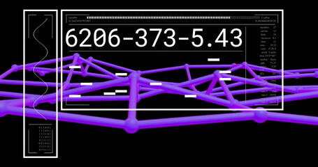 Image of scientific data processing over network of connections