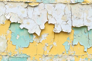 Obraz premium Peeling paint on a wall