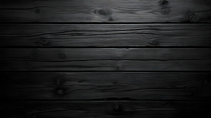Naklejka premium Dark Wood Plank Texture with a Subtle Light Pattern and Knots for Background Use