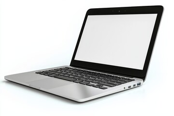 Laptop Mockup on Isolated white background created with Generative AI