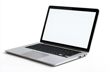 Fototapeta premium Laptop Mockup on Isolated white background created with Generative AI
