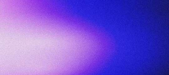 Deep Blue and Purple Gradient with Abstract Glowing Light and Grainy Texture - 8K Quality