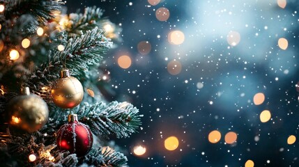 Christmas and New Year holidays background .generative ai