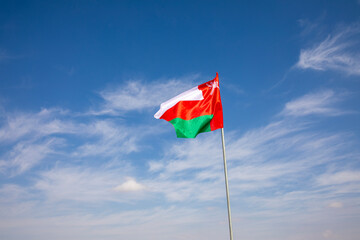 Flag of the Sultanate of Oman in celebrations and occasions