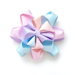 Colorful pastel gift bow