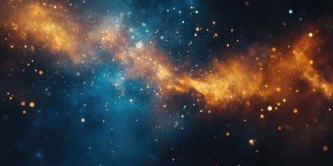 Fototapeta premium Galaxy with stars and dust