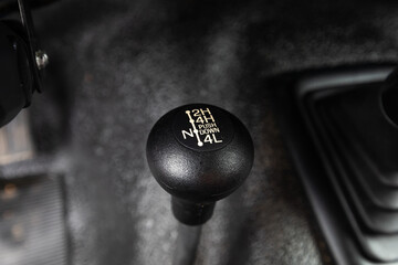 American 4x4 old vintage classic off-road truck high low shift switch stick. High quality pictures...