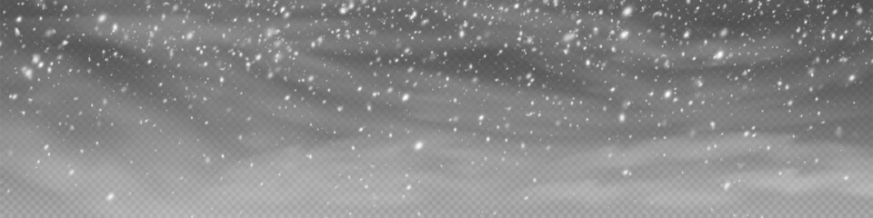 Christmas background with snowflakes. Snow flakes with wind, snow background.S now storm effect, blurred, cold wind with snow png. Heavy snowfall, snowflakes in different shapes and forms. Wind.