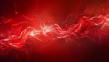 Abstract red background with bokeh defocused lights