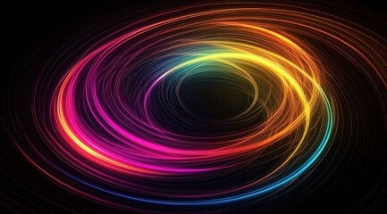 Abstract colorful lights