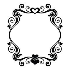 Celebrate love with this Hearts and Swirls Valentine’s Day Frame vector. Perfect for romantic cards, invitations, and festive designs. Add a sweet and stylish touch to your projects today!