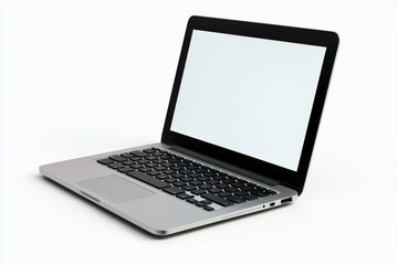 Fototapeta premium Laptop Mockup on Isolated white background created with Generative AI