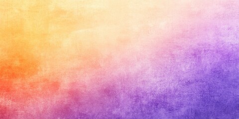 A colourful gradient background with sunset hues that shifts from purple to orange and has a gritty noise filter and texture.