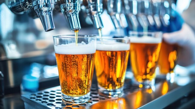 Beer Brewing Process with Precise pH Testing and Quality Control Measures