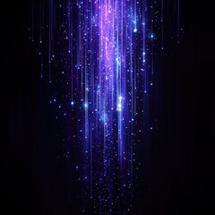 Purple and blue light streaks