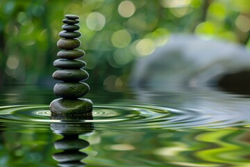 Obraz premium Zen Stones in Water