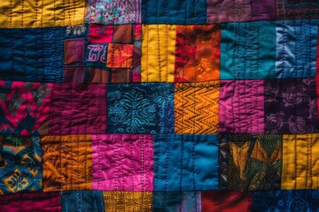 Colorful Patchwork Quilt