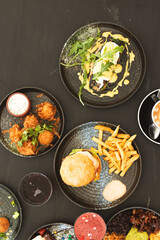 Delicious Diner Brunch Spread 