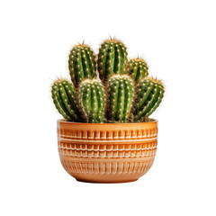 Tall, multi armed, segmented cactus that works well in designs with southwestern, natural, and desert themes. Generative AI