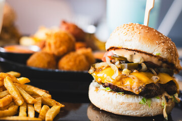 Delicious Diner Brunch Spread 