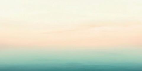 Obraz premium A serene gradient of soft pastel colors blending into a calm horizon.
