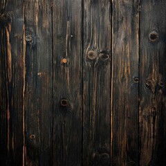 Naklejka premium Dark wood plank background