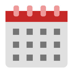 Calendar Vector Line Icon Design