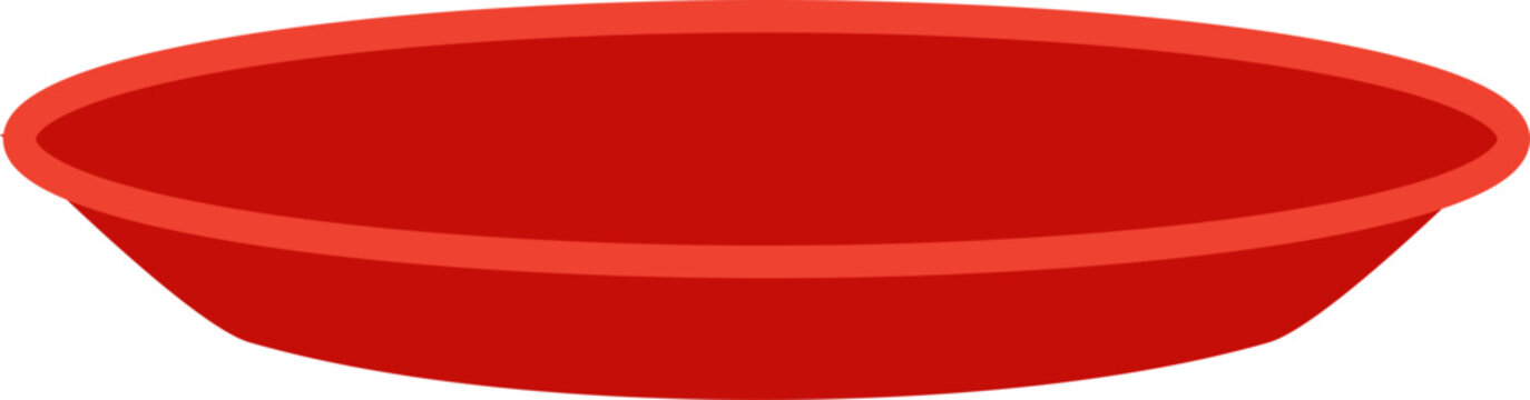 recommend clip art: Red Fruit Plate  vector