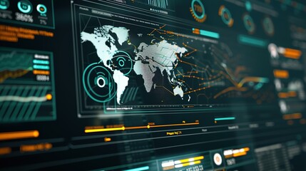 Fototapeta premium Crime Forecasting: A Visual Representation of High-Risk Areas. Technology,AI,machine learning,law enforcement,police,security,cybercrime,terrorism.