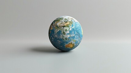 Globe Map Concept On White Background