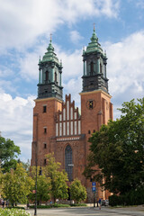 Archcathedral Basilica of Saints Peter and Paul in Poznan (Polish: Poznań), cathedral in Poznan - taken with a Nikon SLR camera, 24 Mpix matrix