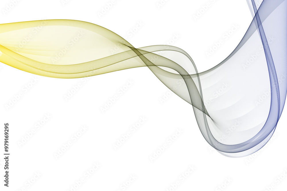 Poster Abstract design element, wave abstract color spectrum flow.
