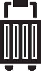 Luggage Glyph Icon