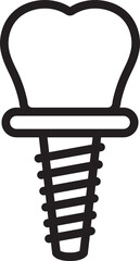 Dental Implant Icon

