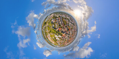 worms germany september afternoon 360° little planet