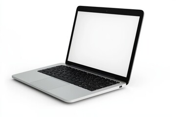 Laptop Mockup on Isolated white background created with Generative AI