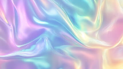 Obraz premium Soft Neon Fabric Waves 