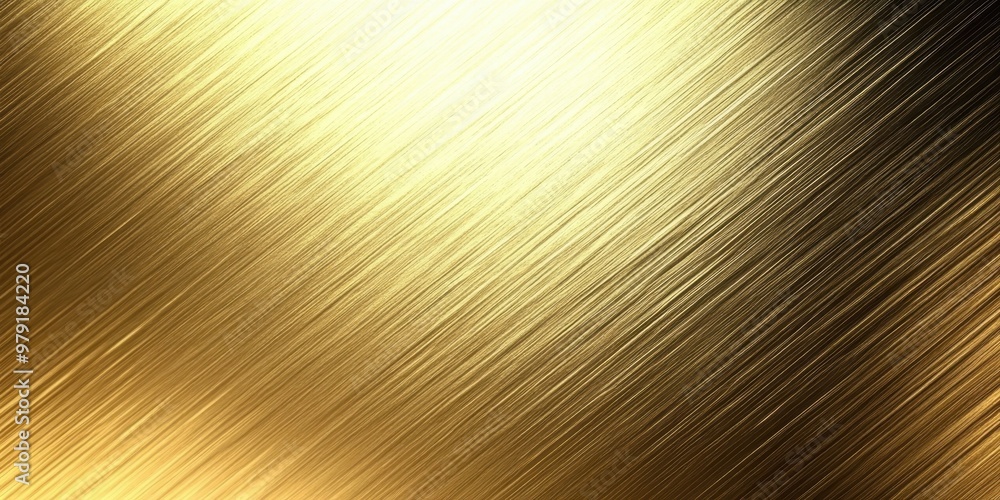 Poster a smooth, brushed gold texture with a subtle gradient, ideal for backgrounds or design elements.