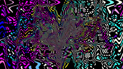 colorful abstract patterns, blending vibrant hues and intricate designs, creating a captivating visual experience