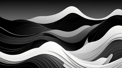Fototapeta premium black white gradient background