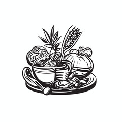 food festivals vector, food variations vector