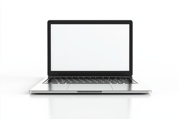 Fototapeta premium Laptop Mockup on Isolated white background created with Generative AI