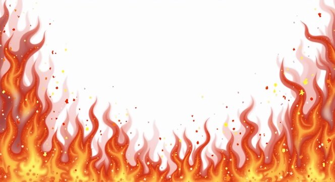 png fire frame for assest