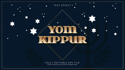 Yom Kippur Text Effect Font Style