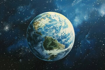 Obraz premium Earth astronomy universe outdoors.