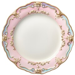 Elegant vintage decorative porcelain plate