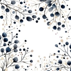 Beautiful vector seamless floral pattern with watercolor hand drawn gentle summer flowers. Stock illustration. Natural artwork.
