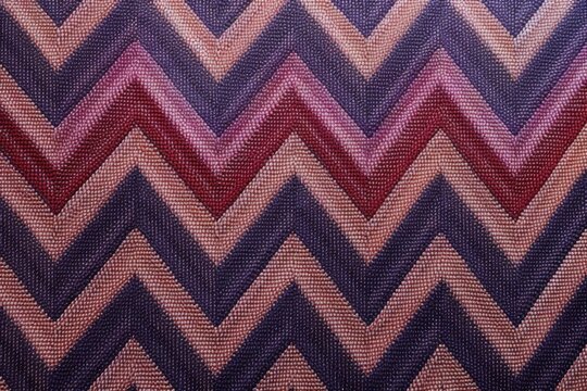 Top view photo of a herringbone pattern weaving person woven.